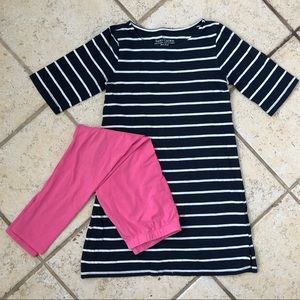 Osh Kosh leggings, Faded Glory dress, size 10